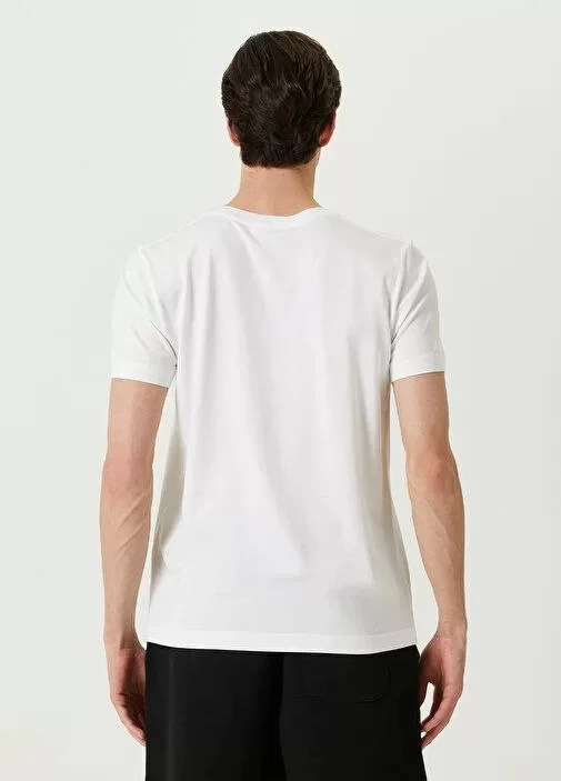 Unisex Basic Bisiklet Yaka Regular T-Shirt - Beyaz